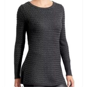 Athleta Cypress Wool Basketweave Sweater - Large